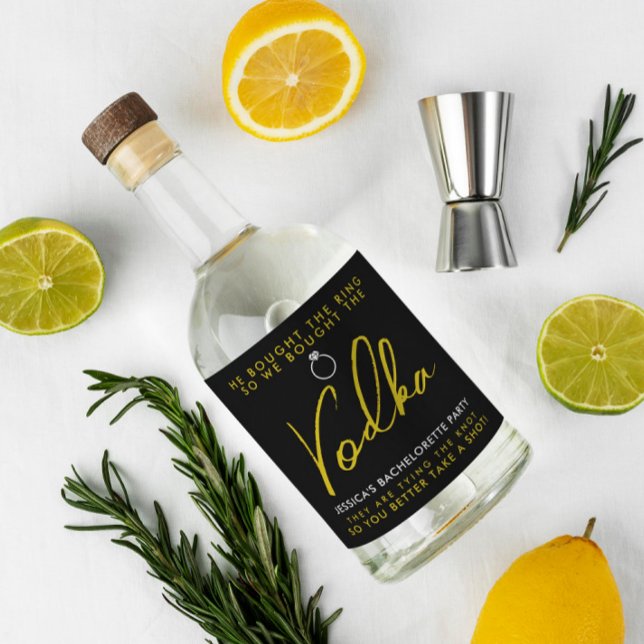 Garrafa de Festa de solteira Engraçada e Chic La (Criador carregado)