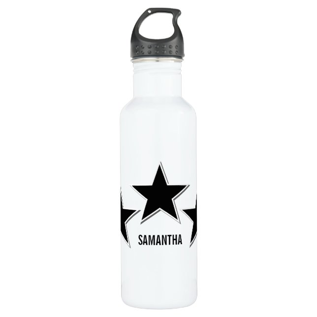 Garrafa de Liberdade Trio Estelar, Preto (Frente)