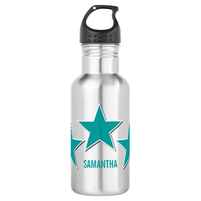 Garrafa de Liberdade Trio Estelar, Teal (Frente)