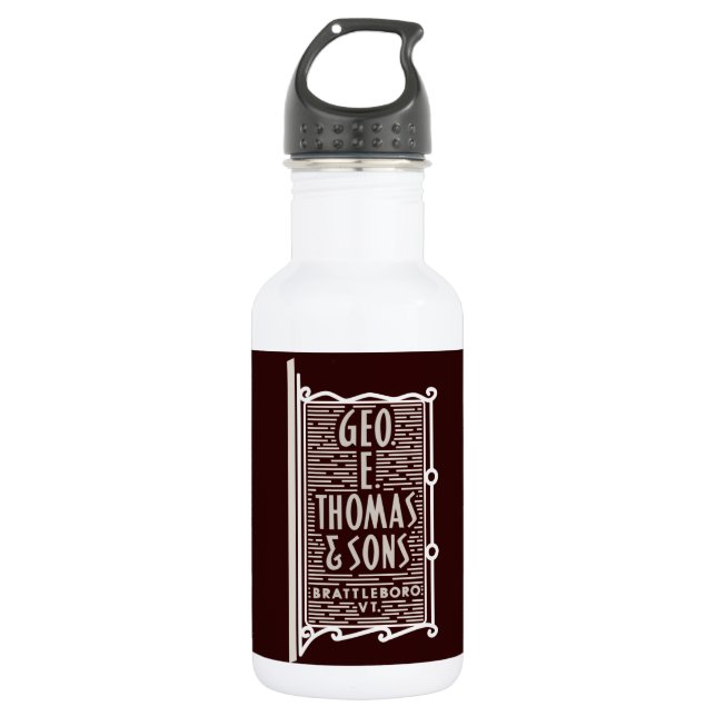 Garrafa de logotipo VT Geo. E. Thomas & Sons (Frente)