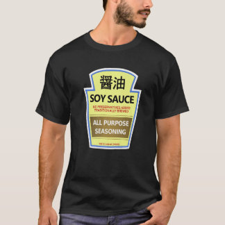 Garrafa de molho de soja Camisetas preguiçosas