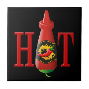 Garrafa de molho quente