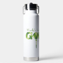 garrafa de pai de lágrimas verdes de Golfer