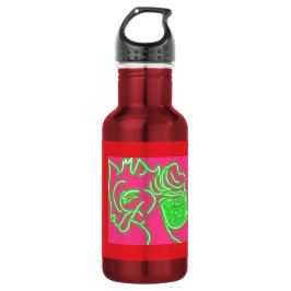 Garrafa Deer and Its Magic Pearl Pouch Water Bottle