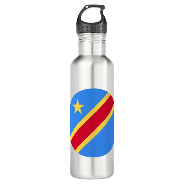 Garrafa Democratic Republic of Congo Flag (Frente)