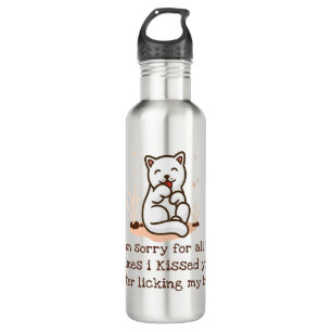 Garrafa Desculpe Eu Te Beijei Depois De Licenciar Meu Bumb