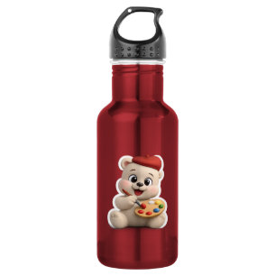 Garrafa Design Adorável e Fofo de Urso de Pelúcia