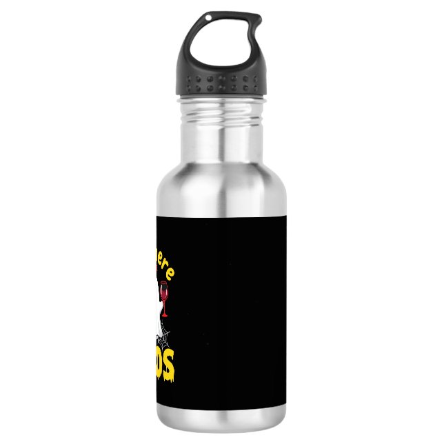Garrafa Design de Boos de Vinho de Fantasma de Halloween (Frente)