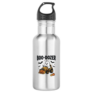 Garrafa Design de Bulldozer Fantasma de Halloween Boo-Doze