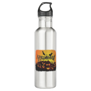 Garrafa Design de Feliz Halloween Engraçado