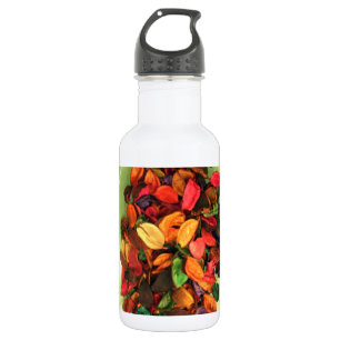 Garrafa Design de rosa bonito e colorido