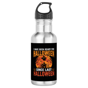 Garrafa Design Divertido de Casa Assombrada de Halloween L