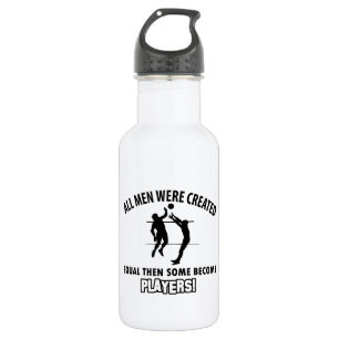 Garrafa design legal do jogador de voleibol