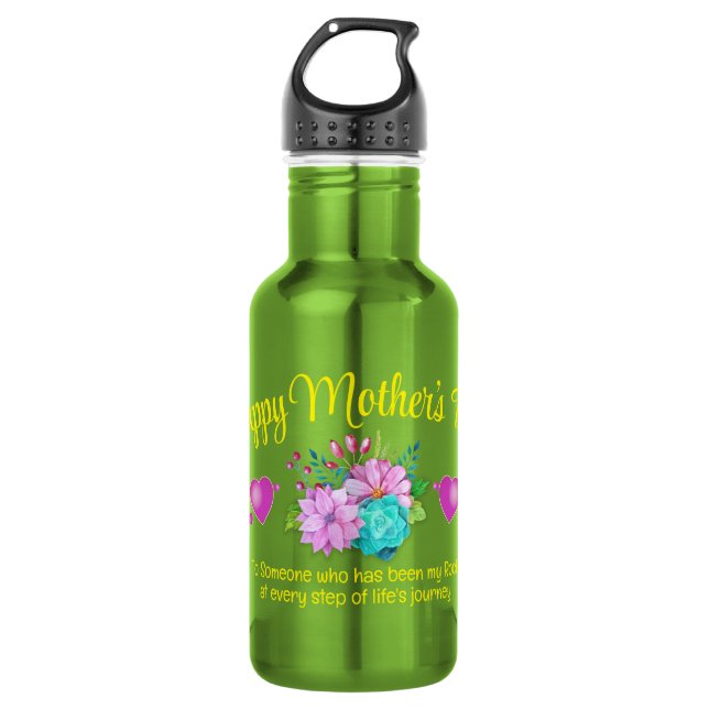 Garrafa Dia de as mães monograma (Frente)