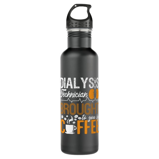 Garrafa Dialysis Technician Brought By Coffee Tech Nurse (Frente)