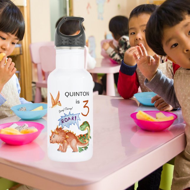 Garrafa Dinossaur Stomp Chomp Rawr (Criador carregado)