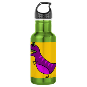 Garrafa Dinossauro roxo, bravo e bonito