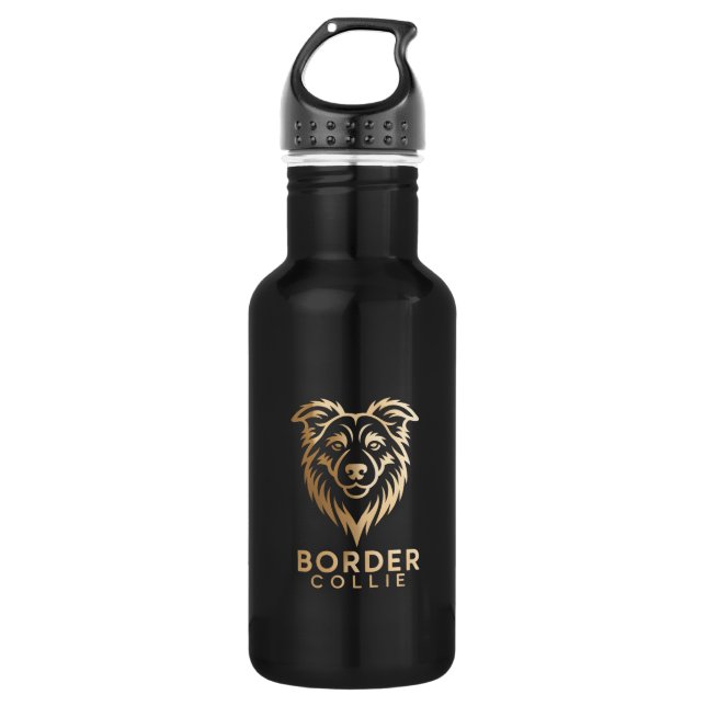 Garrafa Diseño Premium de Border en Dorado (Frente)