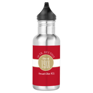 Garrafa Divertido! BOLETA DE ÁGUA, REUNIÃO DE 50 anos