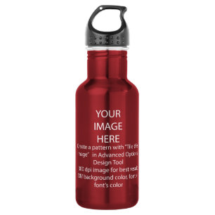 Garrafa DIY / Personalizar este Vermelho de amora