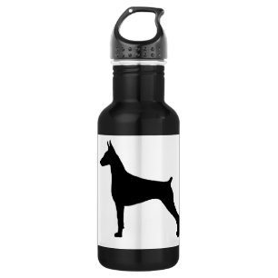 Garrafa doberman pinscher silo black.png