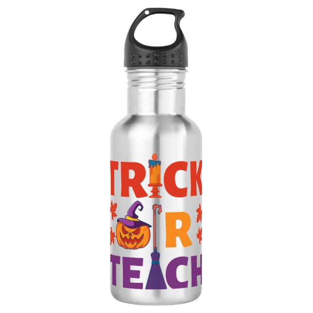 Garrafa Docente Ou Ensino De Halloween (Frente)