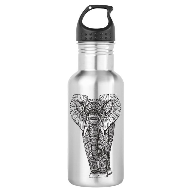 Garrafa Doodle modelado fantasia do elefante (Frente)
