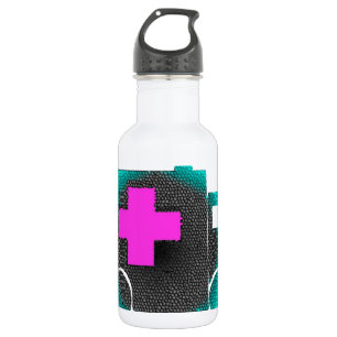 Garrafa doutor azul transversal do emt da enfermeira da