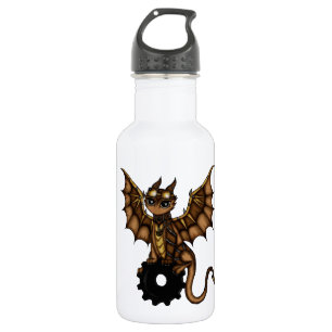 Garrafa Dragão de Steampunk