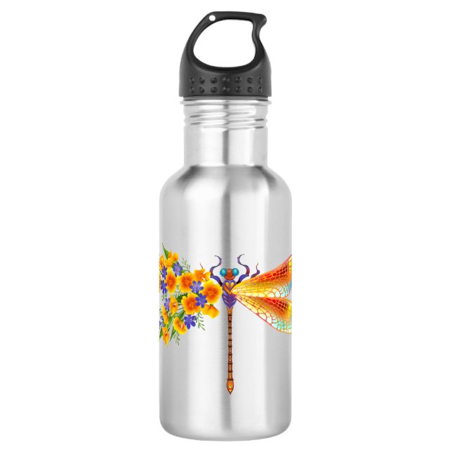 Garrafa Dragonfly Amarelo (Frente)