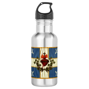 Garrafa Drapeau Québec antigo Carillon Sacré-Coeur