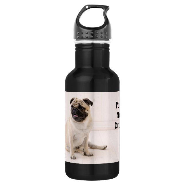 Garrafa Drogas dos Pugs não (Frente)