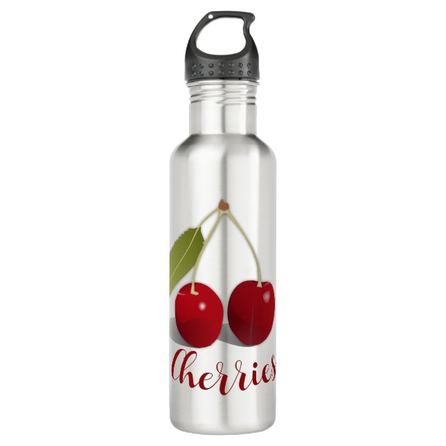 Garrafa Duas Cherries Design (Frente)