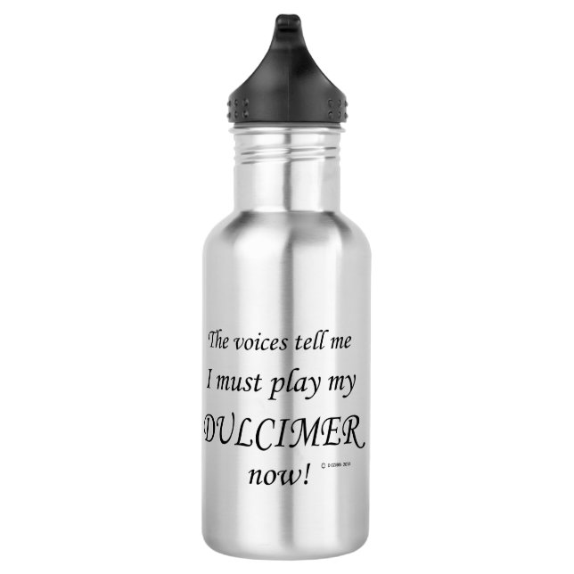 Garrafa Dulcimer Voices diz que deve jogar (Direita)