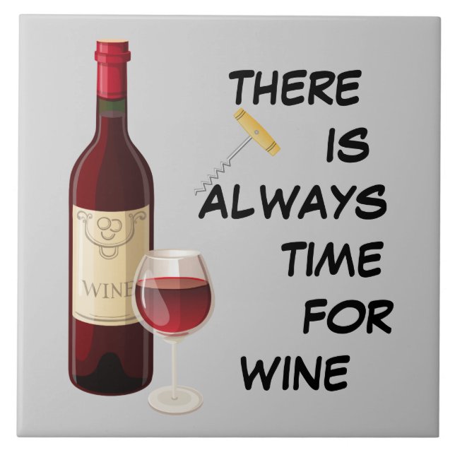 Garrafa e vidro de vinho animado (Frente)