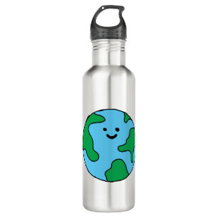 Garrafa Ecoamigo do Mundo Ícone Feliz Terra Clipart Ecofri