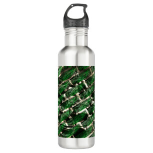 Garrafa Efeito "muro" verde e bolhas mais escuras?