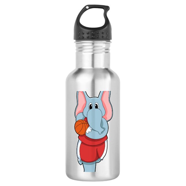 Garrafa Elefante como jogador de basquetebol (Frente)