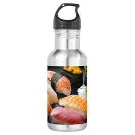 Garrafa Elegant Sushi Selection on Lacquerware Plate