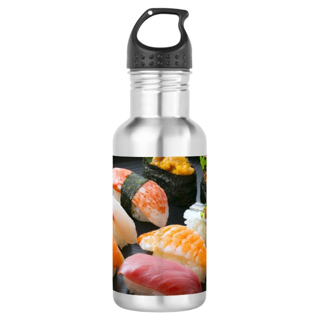 Garrafa Elegant Sushi Selection on Lacquerware Plate (Frente)