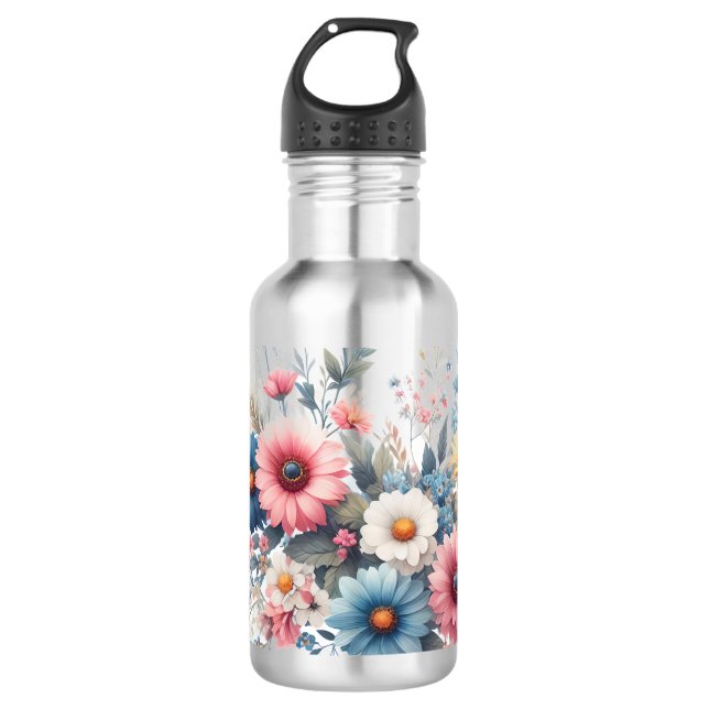 Garrafa Elegante Floral Blooms (Frente)