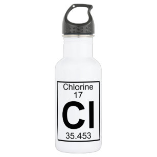 Garrafa Elemento 017 - Cl - cloro (cheio)