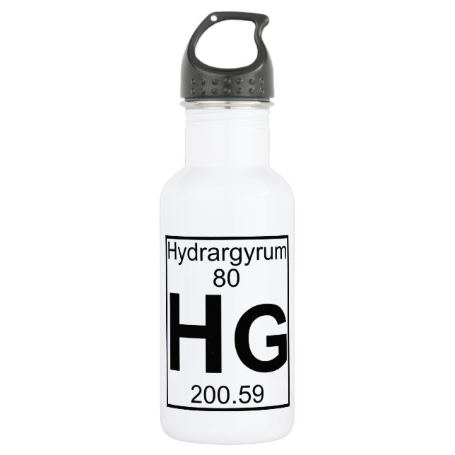 Garrafa Elemento 080 - Hectogramas - Hydrargyrum (cheio) (Frente)