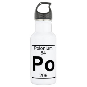 Garrafa Elemento 084 - Po - Polónio (cheio)