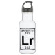 Garrafa Elemento 103 - LR - Lawrencium (cheio) (Frente)
