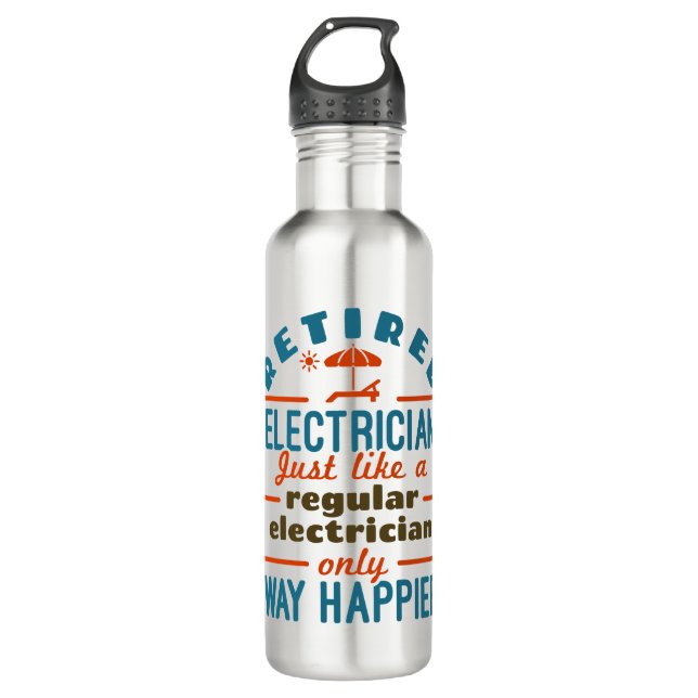 Garrafa Elétrico Aposentado - Retirada Engraçada Como Acon (Frente)