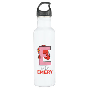 Garrafa Elmo Alphabet   E Rosa