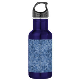 Garrafa Embalagem de bolhas azuis