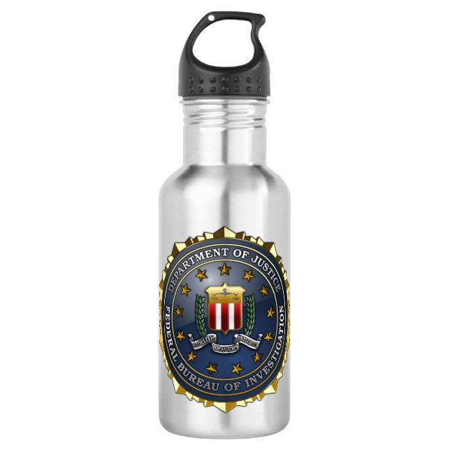 Garrafa Emblema do FBI (Frente)
