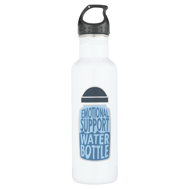 Garrafa Emotional Support Water Bottle – Funny  (Frente)